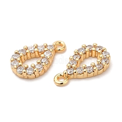 Латунные микро проложить кубического циркония подвески KK-B074-04G