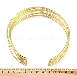 Женские многорядные ожерелья-чокеры из нержавеющей стали 304 толщиной 30 мм NJEW-K297-02G