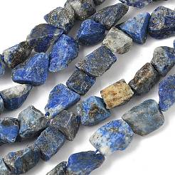 Сырой грубый натуральный лазурит бисер прядь G-M453-C08