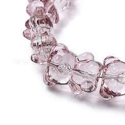 Стеклянные бусины с гальваническим покрытием &nbsp;EGLA-P063-PL04