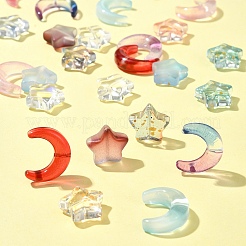 54шт наборы бус лэмпворк и стеклянных бусин ручной работы LAMP-FS0001-14