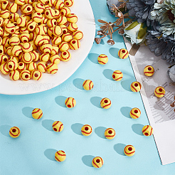 4 комплект акриловых бусин&nbsp;WOOD-HY0001-23