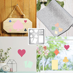 Трафареты для штампов из нержавеющей стали&nbsp;DIY-WH0238-158