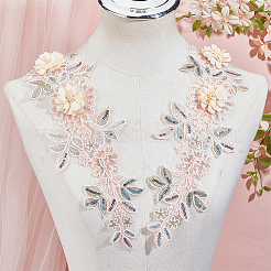 Polyester broderie coudre sur des appliques&nbsp;DIY-WH20010-38A-02