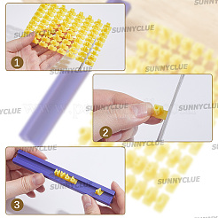 1 Beutel Buchstaben & Zahlen PP-Kunststoff-Keksstempel&nbsp;DIY-SC0033-92