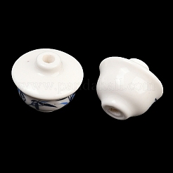Perline porcellana stampato fatto a mano&nbsp;PORC-T136-03B-01