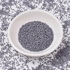 MIYUKIデリカビーズ  シリンダー  日本製シードビーズ  11/0  （db1789)白い裏地アメジストab  1.3x1.6mm  穴：0.8mm  約2000PCS /ボトル  10 G /ボトル&nbsp;SEED-JP0008-DB1789