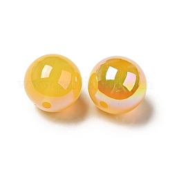 УФ-покрытие непрозрачные радужные переливающиеся акриловые бусины&nbsp;SACR-A001-03B