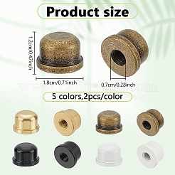 10 stücke 5 farben eisen horn rahmen dekorative&nbsp;FIND-AN0001-60