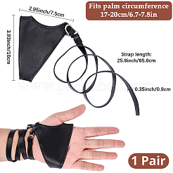 1 пара сексуальных браслетов-оберток из искусственной кожи&nbsp;AJEW-CL0001-39