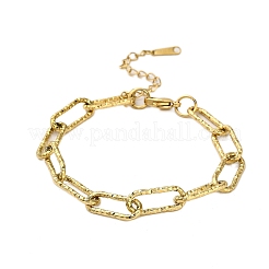 Браслеты-цепочки из нержавеющей стали 304 для женщин&nbsp;LS-BJEW-Q040-02G