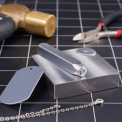 Железо металлические марки AJEW-BC0005-55D