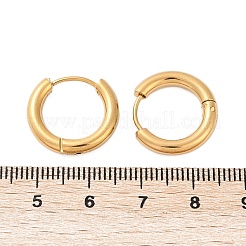 Серьги-кольца Huggie Hoop из нержавеющей стали 304 с ионным покрытием (IP) EJEW-O087-06B