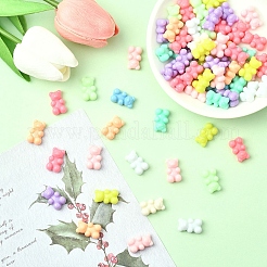 100 шт. Непрозрачные акриловые бусины&nbsp;SACR-YW0001-92