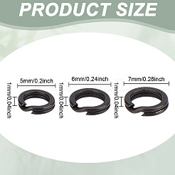 Двойные кольца для ключей из нержавеющей стали 304&nbsp;FIND-DR0001-35A