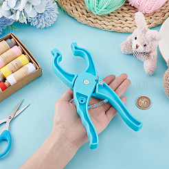 Пластиковый безопасный глаз для вязания крючком TOOL-WH0001-77B