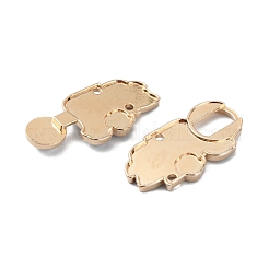 Taillenstraffer-Schnallenknöpfe aus emailliertem Aluminium&nbsp;FIND-WH0112-17A
