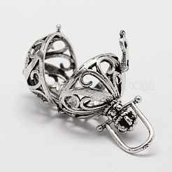 Экологически чистые винтажные латунные подвески в клетке&nbsp;LS-KK-L143-17AS-RS