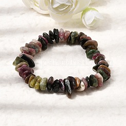 Braccialetti elasticizzati con perline di tormalina naturale multicolore&nbsp;GG-CBA0FEA-01C