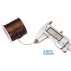 Fil de cuivre rond pour la fabrication de bijoux&nbsp;YS-TAC0004-0.6mm-05