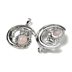 Природного розового кварца подвески G-M434-03P-19