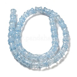Transparent Knistern Glasperlen Stränge&nbsp;GLAA-D025-01A