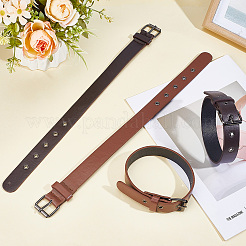 8 шт. 2 пряжки из искусственной кожи и цинкового сплава AJEW-NB0006-92B