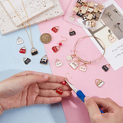 42шт 10 стиля подвески из сплава с эмалью&nbsp;ENAM-OC0001-20