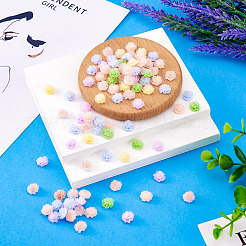 100 Stück Blumen-Cabochons aus Harz&nbsp;MRMJ-TA0001-36
