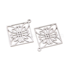 Pendentifs bouddhistes en acier inoxydable 304&nbsp;STAS-E521-06C-P