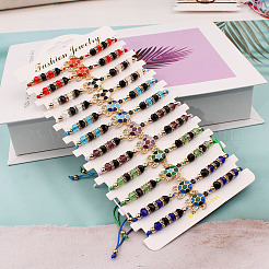 6шт. браслеты из сплава с эмалью в виде черепахи&nbsp;FS-WG462BE-01