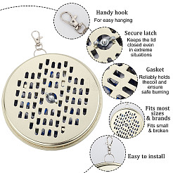 Держатель катушки от комаров из белой жести&nbsp;AJEW-WH0042-69LG