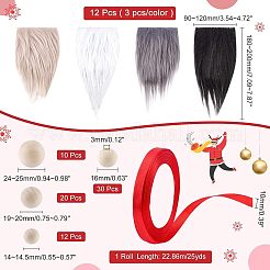 Moustaches artificielles en laine&nbsp;DIY-NB0006-41