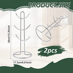 2 porta tazza in ferro&nbsp;AJEW-WA0003-74A