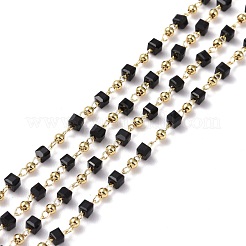 3.28 фут ручной работы из бисера цепочки из стекла&nbsp;X-CHC-F008-A09