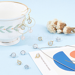 32 шт. 4 подвески кошачий глаз STAS-FH0002-01