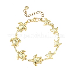 Pulseras de cadena de eslabones de acero inoxidable 304 para mujer&nbsp;BJEW-JB13630