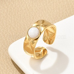 Кольца из натурального драгоценного камня RJEW-K290-09G