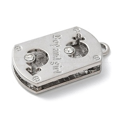 Подвески из сплава и страза PALLOY-D290-24P-02