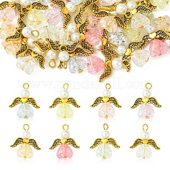 30шт. подвески-сердечки из акрила PALLOY-FS00024