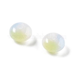 Двухцветные прозрачные смоляные бусины&nbsp;LS-RESI-S013-01D