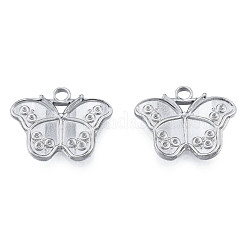 Подвеска из нержавеющей стали 304 со стразами&nbsp;STAS-N098-219P