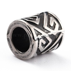 Бусины из нержавеющей стали 304 STAS-B010-08AS-B