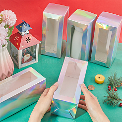 10шт переливающиеся картонные коробки CON-GF0001-13