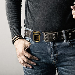 Porte-badge en simili cuir&nbsp;AJEW-WH0009-93B