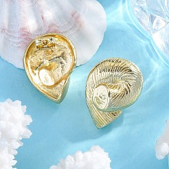 Серьги-гвоздики из латуни с висячим покрытием для женщин&nbsp;EJEW-C125-23A-G