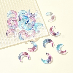 20 шт. градиентные цветные бусины ручной работы в технике лэмпворк LAMP-FS0001-18H