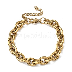 Bracelets à chaîne en acier inoxydable 304 pour femmes&nbsp;BJEW-A160-07G
