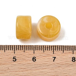 Cuentas de imitación de piedras preciosas de acrílico opaco de dos colores&nbsp;AC-CBA3EFE-02Q