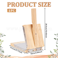 木製＆201ステンレススチール製餃子皮押さえ  トウモロコシの穂の黄色  265x145x100mm&nbsp;FIND-WH0521-202